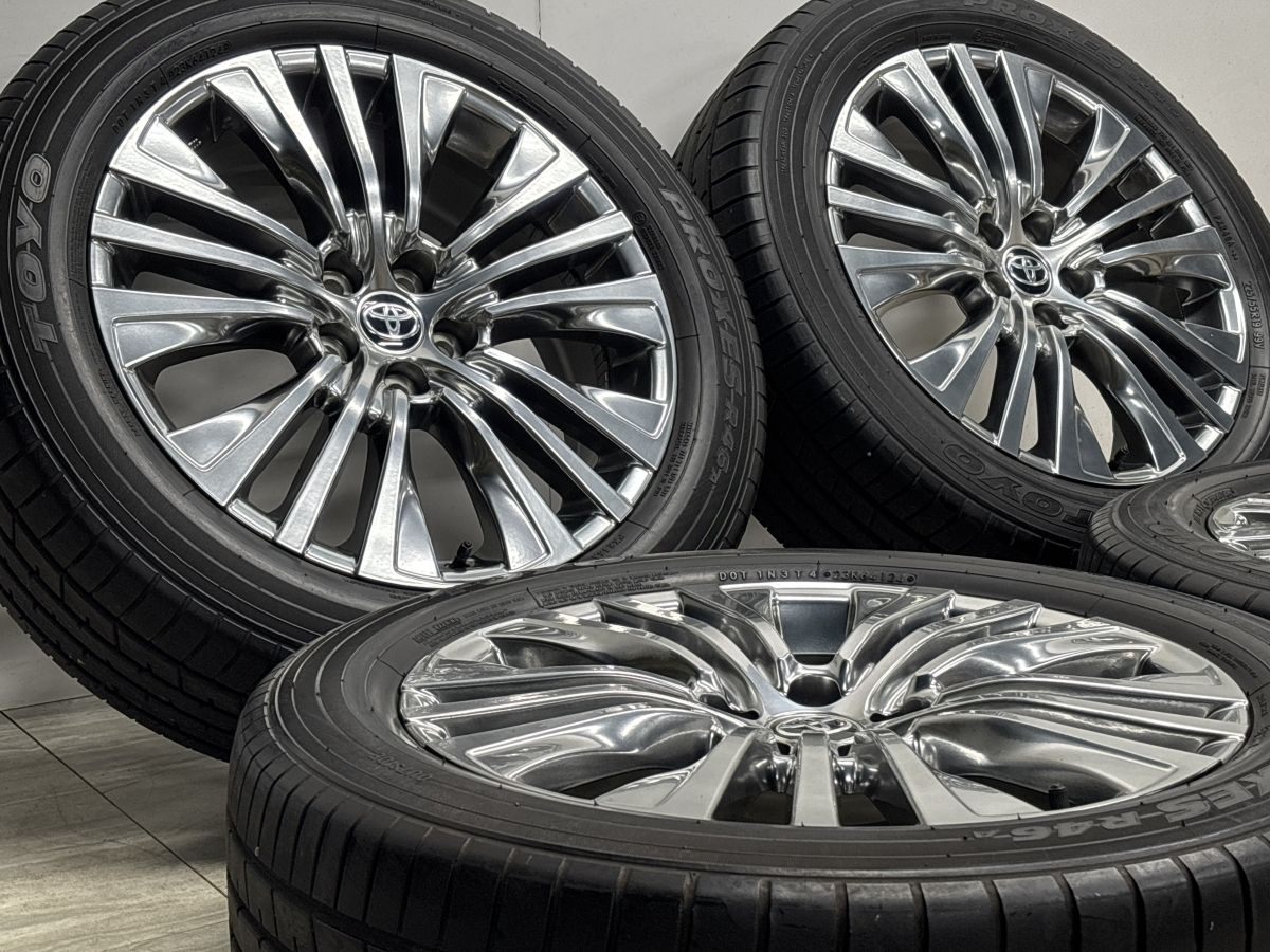 ホイール美品】トヨタ 80 ハリアー Z 純正 19in 7J +35 PCD114.3