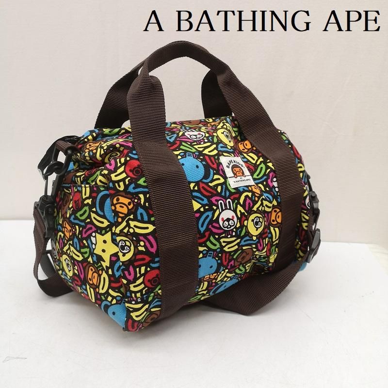 アベイシングエイプ BAPE KIDS ベイプキッズ ミニ ボストンバッグ 2WAY