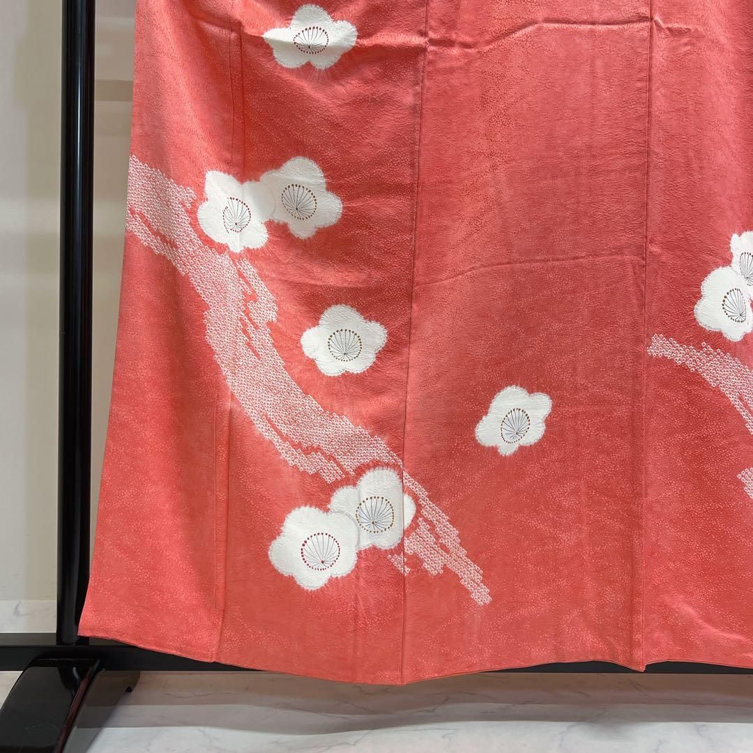 付け下げ 絞り 梅花 霞 身丈161 裄64 正絹 着物 062tz - メルカリ