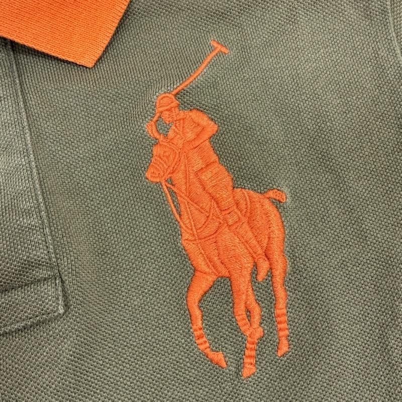 ポロバイラルフローレン ビッグポニー ナンバリング 刺繍 ポロシャツ