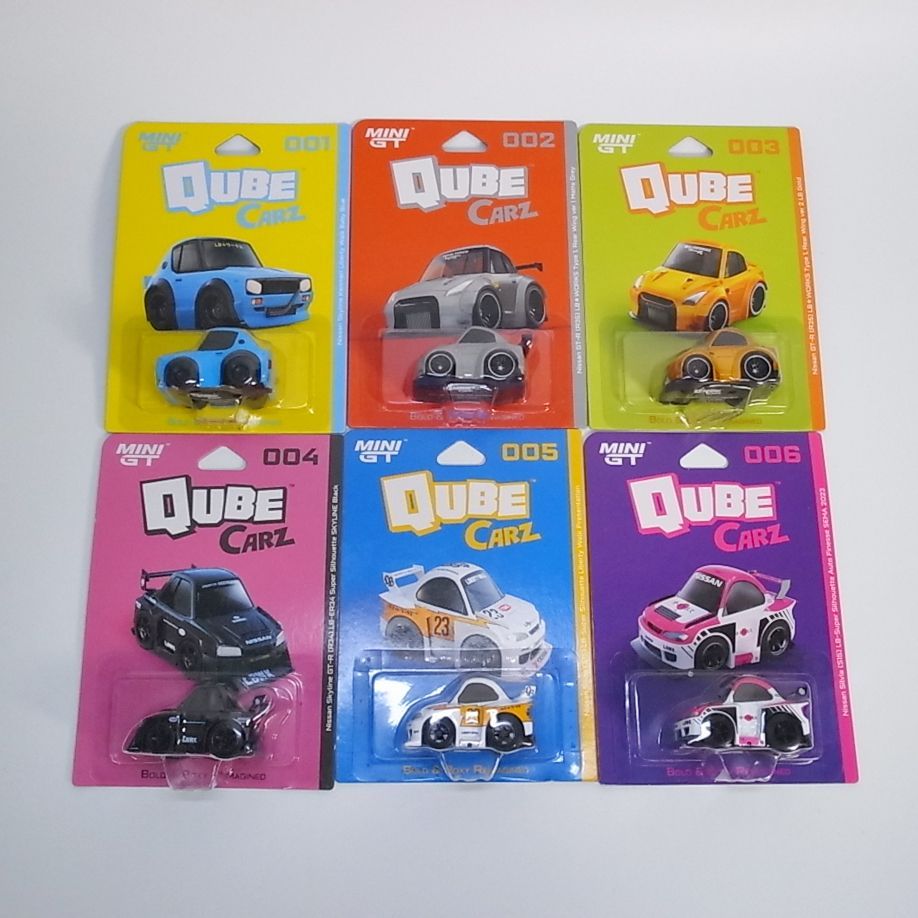 MINIGT QUBE Carz 001-006 6種セット MINI GT QUBE Carz 001-006 コンプリート6種セット スカイライン GT-R