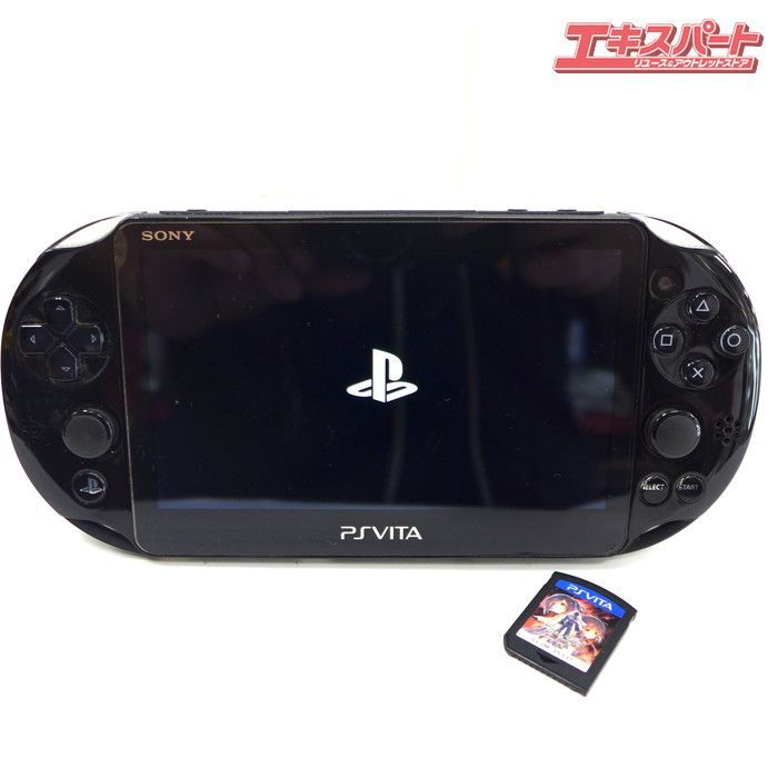 SONY ソニー PSVITA PlayStation Vita PSヴィータ PCH-2000 ブラック 本体 充電器欠品 メモリーカード付 動作品 公田店