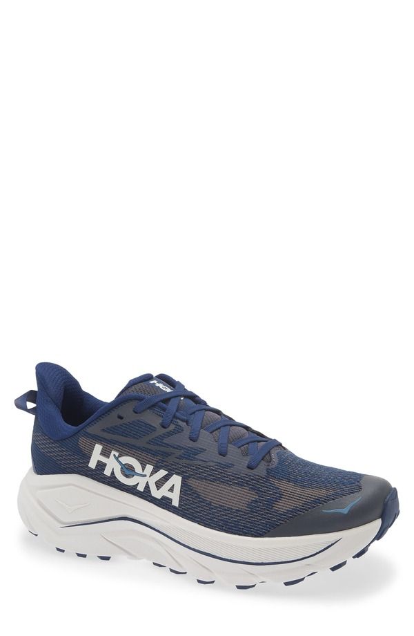 ホカオネオネ メンズ シューズ スニーカー HOKA Challenger 8 Trail Running Shoe Midnight Blue Grout ブルー