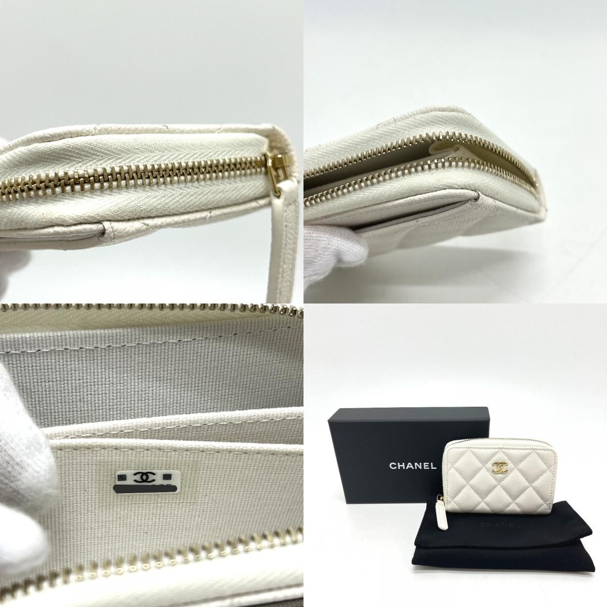 CHANEL シャネル コインケース クラシック ジップ AP0216 キャビア