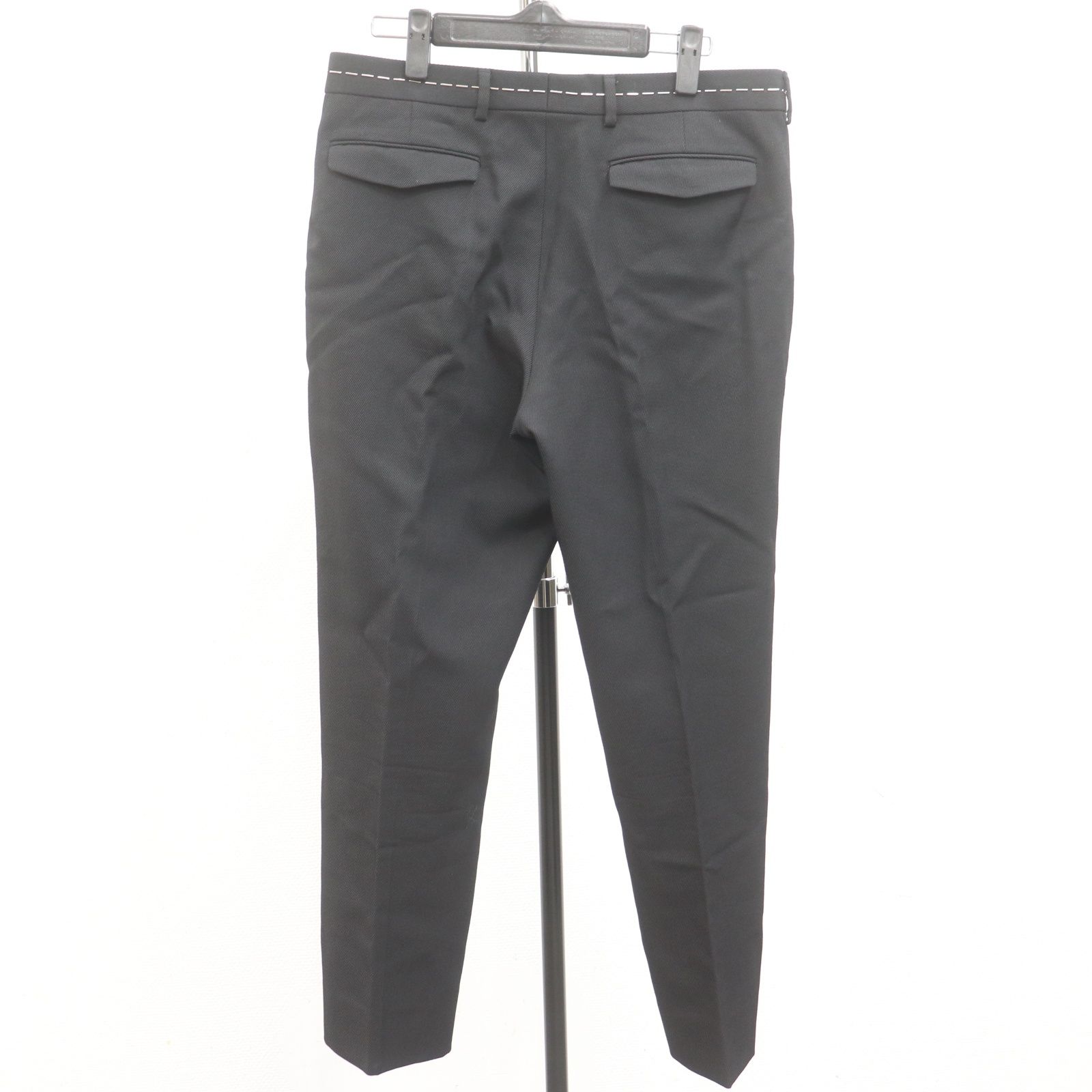 IT1CA8P5SOY4 Dior HOMME ディオールオム パンツ 763C190W6350 ブラック サイズ48 メンズ ボトムス ウール メタル IT1CA8P5SOY4 Dior HOMME ディオールオム パンツ 763C190W6350