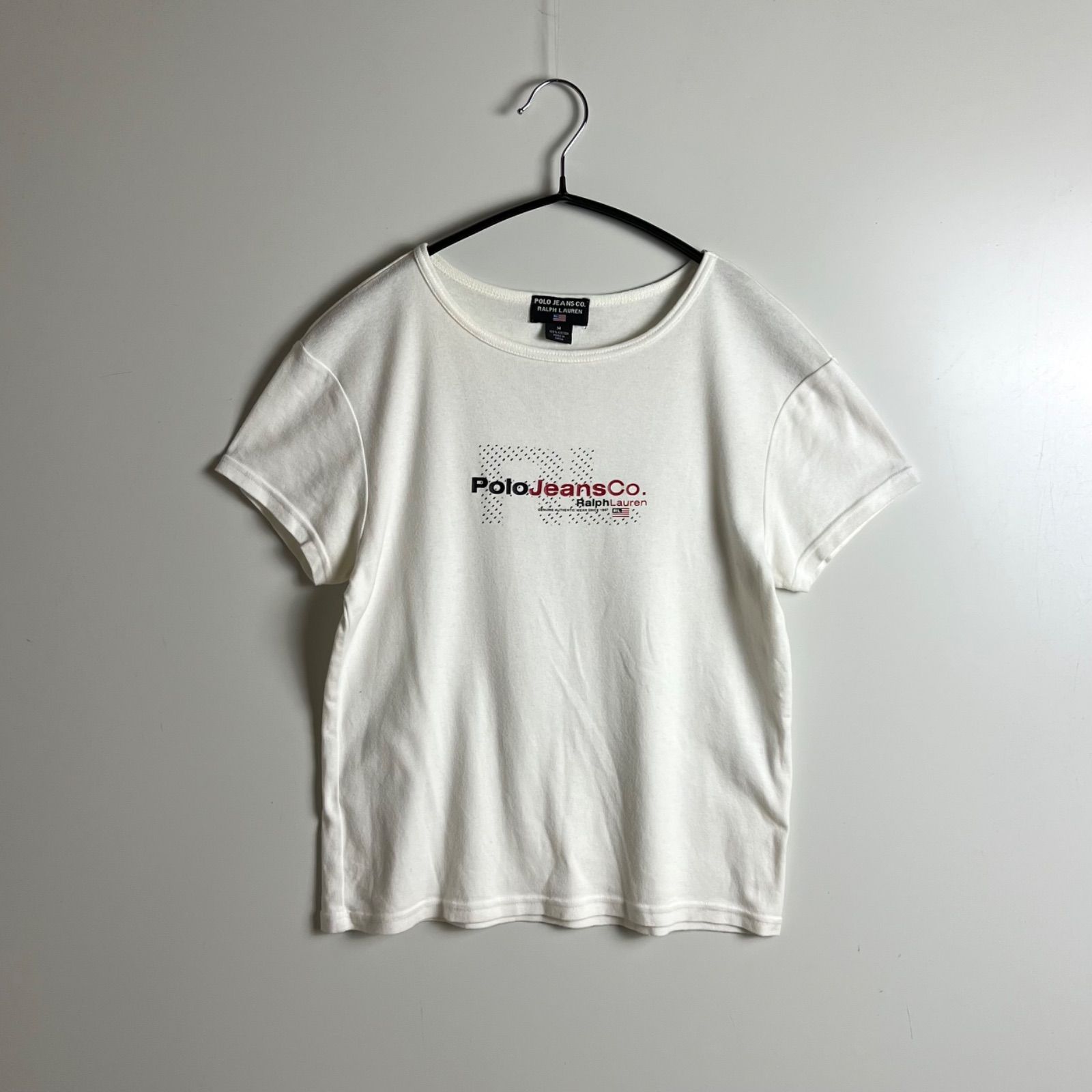 POLO JEANS CO. 00s y2k archive mini ringer Tee M ポロジーンズ