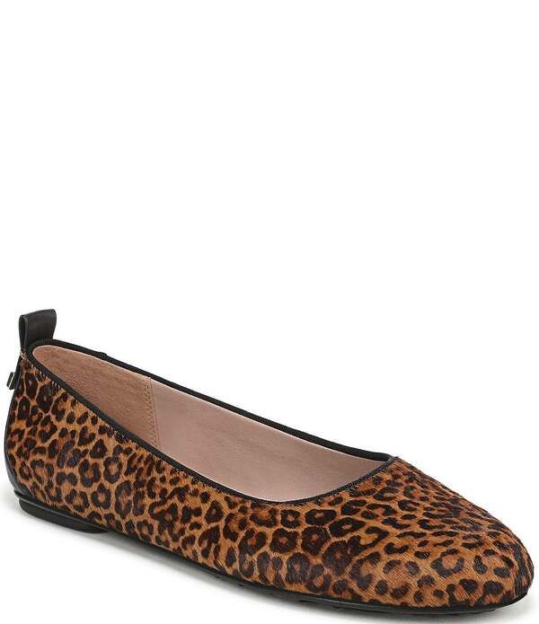 ナチュライザー レディース シューズ パンプス プリント Naturalizer Ava Leopard Print Calf Hairound Toe Ballet Flats Dark Chest