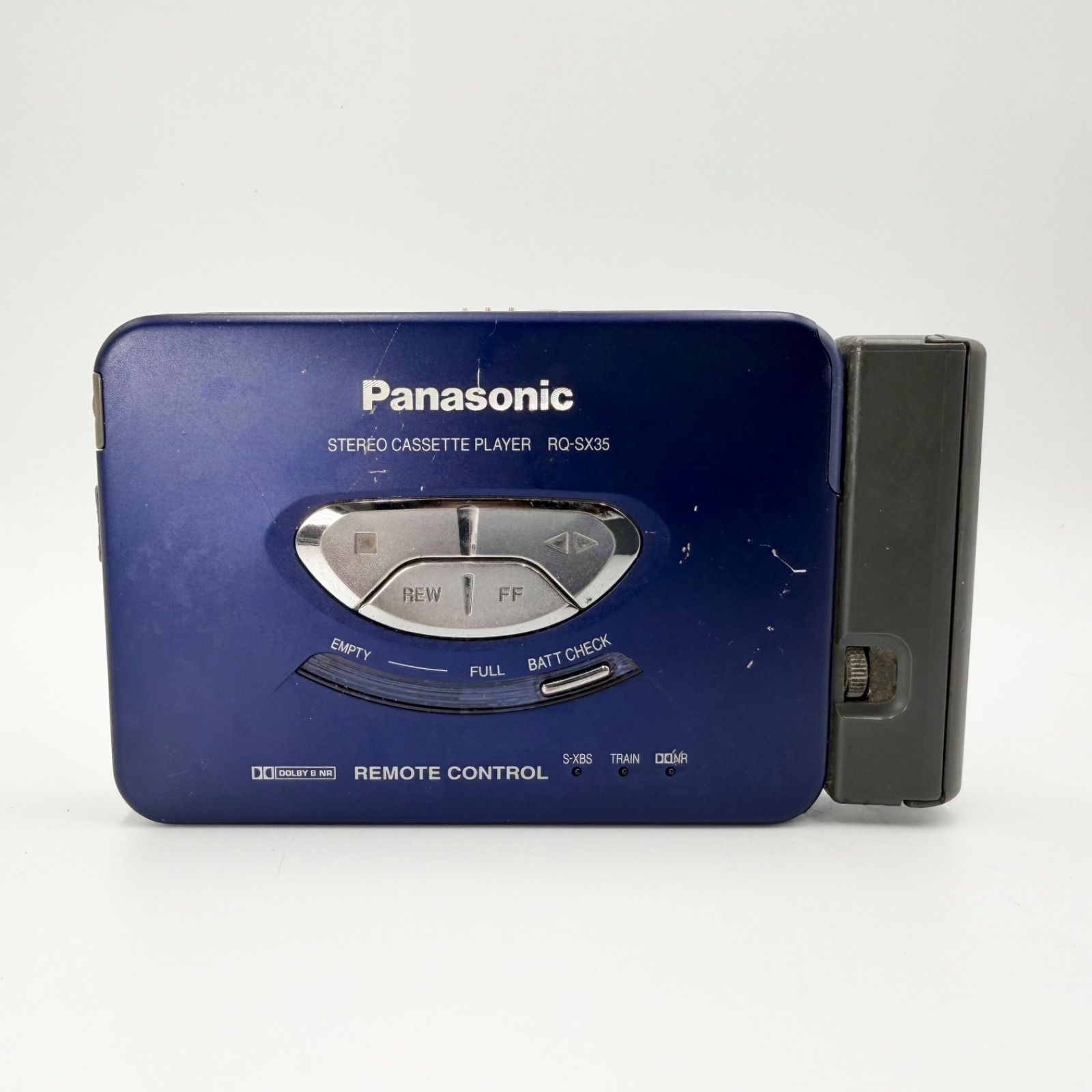 パナソニック カセットプレーヤー RQ-SX35 ブルー ジャンク品（動作