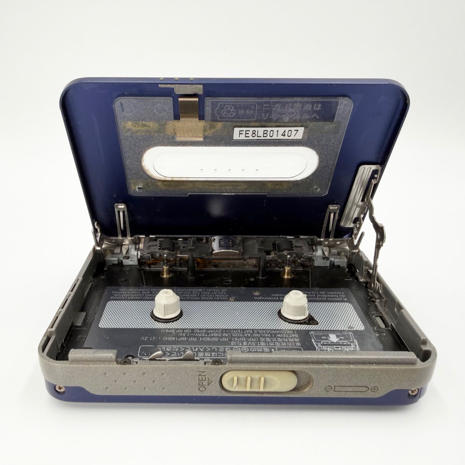 パナソニック カセットプレーヤー RQ-SX35 ブルー ジャンク品（動作