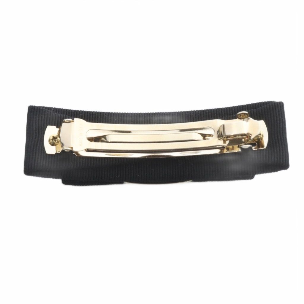 フェラガモ FERRAGAMO ヴァラリボン バレッタ ヘアアクセサリー 黒