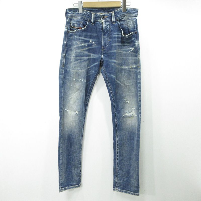 DIESEL THOMMER-T ジョグジーンズ29 三重本店】 中古 DIESEL | ディーゼル THOMMER-T USED加工ジップフライ