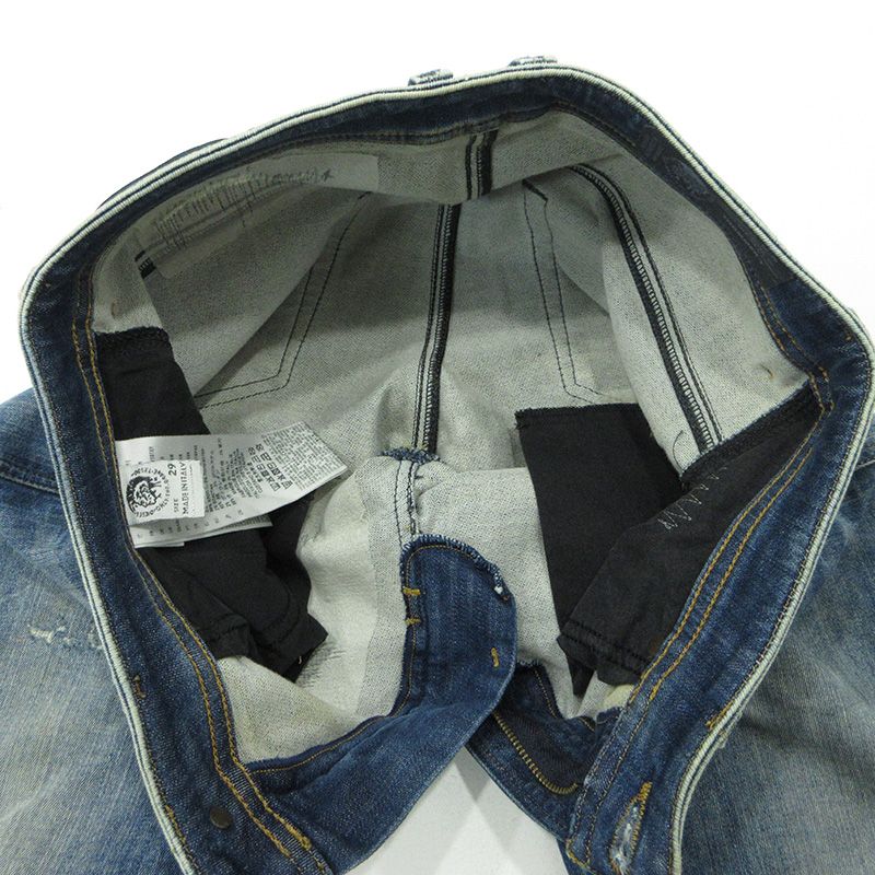 三重本店】 中古 DIESEL | ディーゼル THOMMER-T USED加工ジップフライ