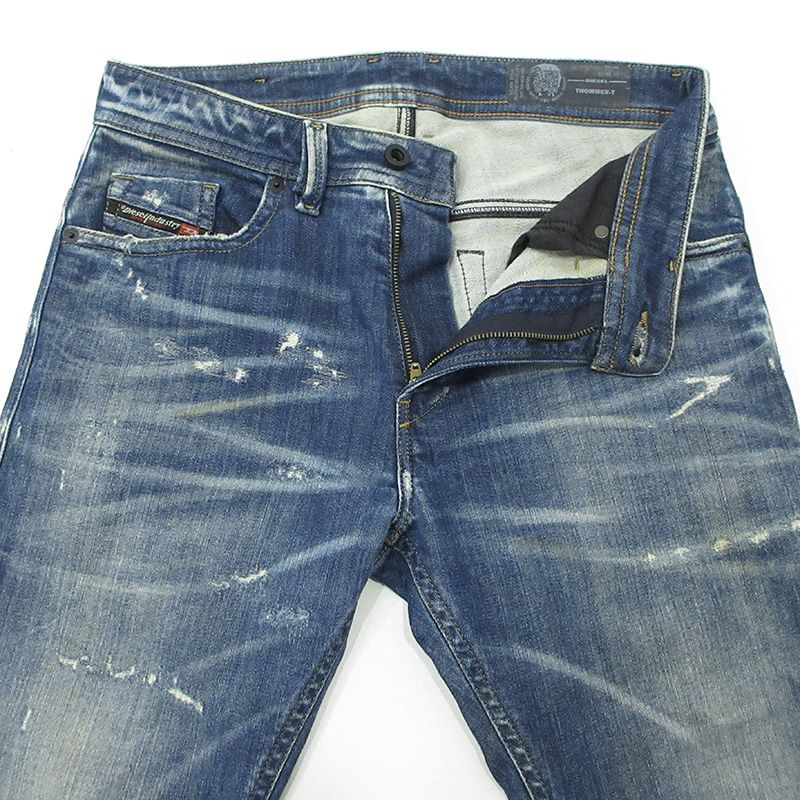 三重本店】 中古 DIESEL | ディーゼル THOMMER-T USED加工ジップフライ