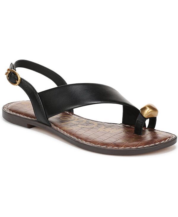 サムエデルマン レディース シューズ サンダル Sam Edelman Womens Grace Strappy Sandals Black Leather ブラック