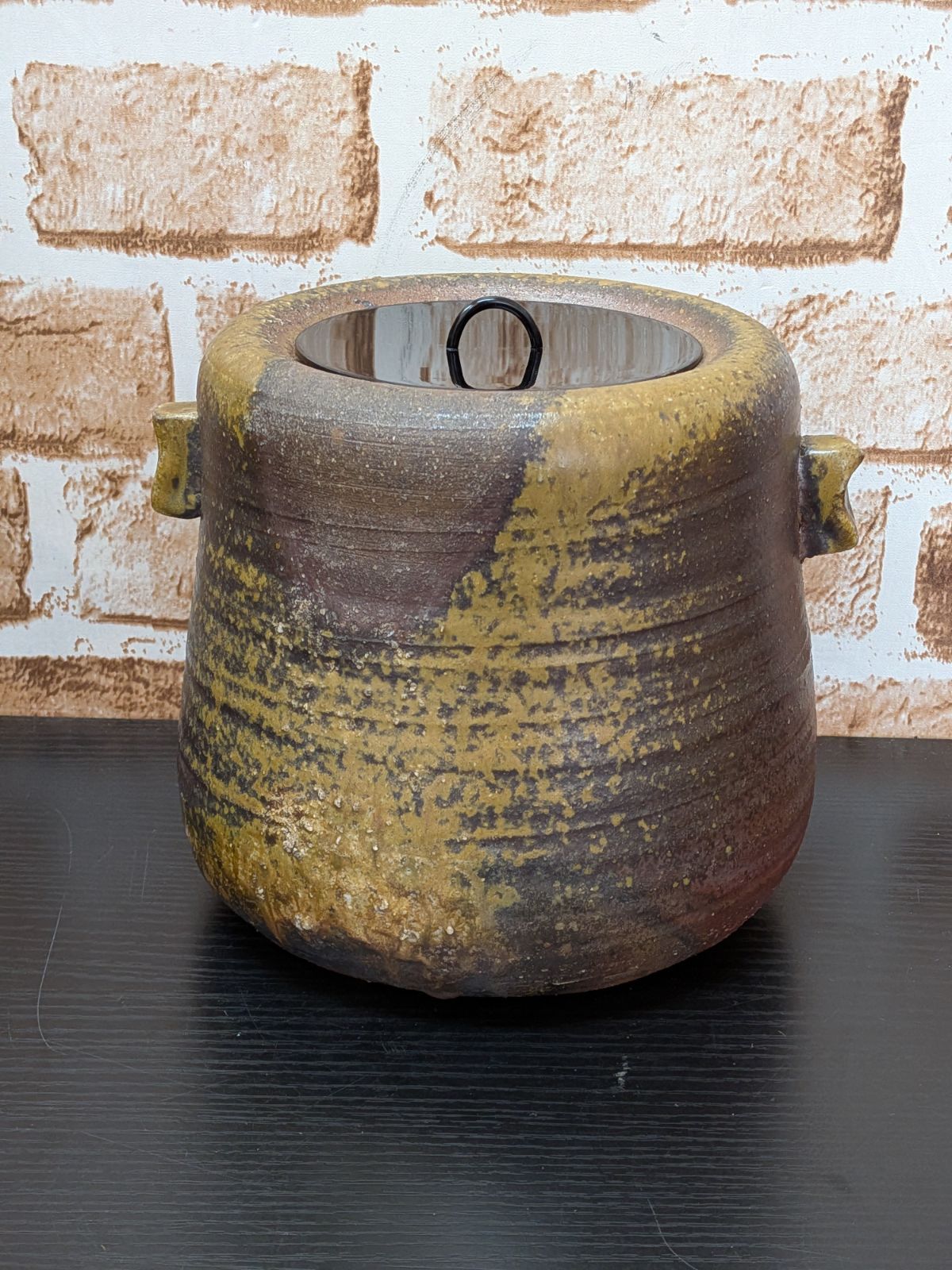 新品未使用 • 浦上善次】備前焼 水指 水差 水器 茶道具 耳付き 共蓋