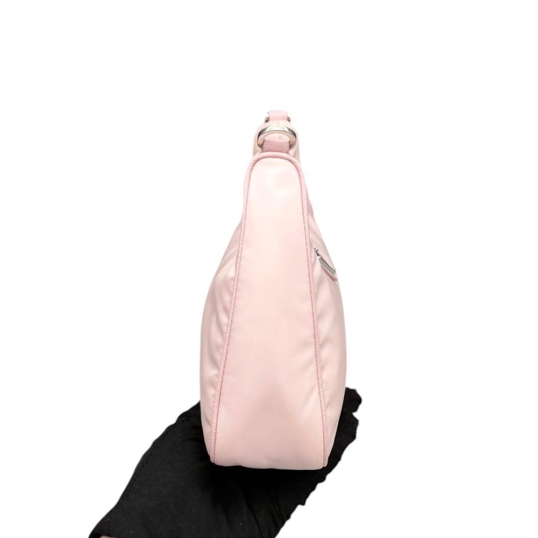 PRADA ショルダーバッグ テスートナイロン 1BH204 ピンク リ