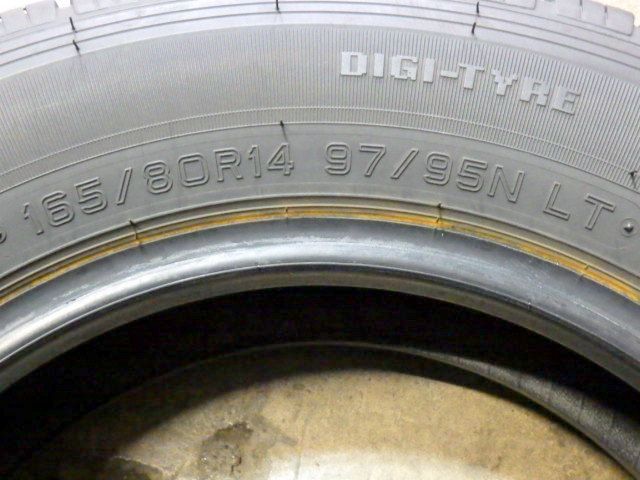 F494】E◇送料無料◇2025年製造 約8部山◇DUNLOP ENASAVE VAN01◇165