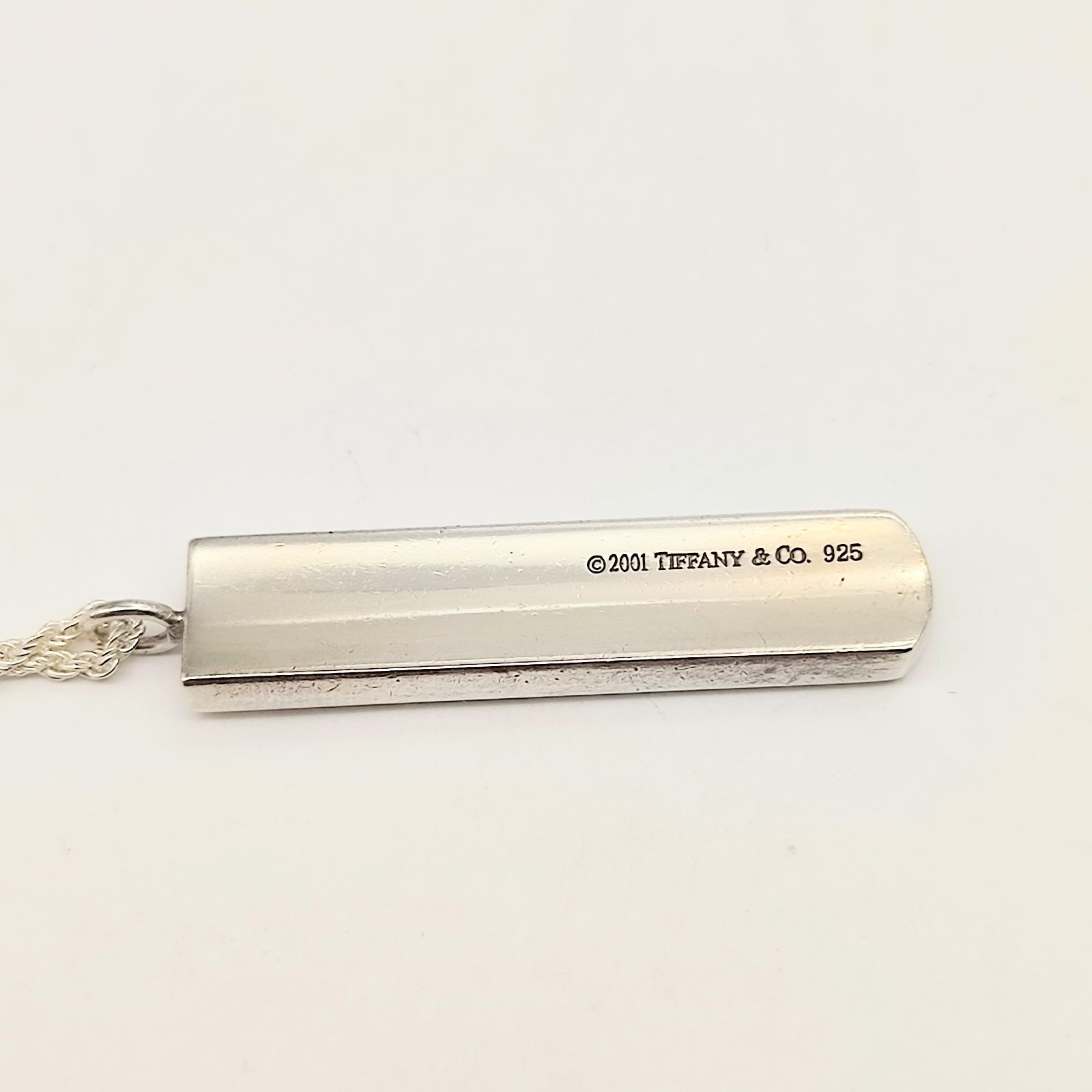 美品】Tiffany＆Co. ティファニー ネックレス ナロー バー 1837