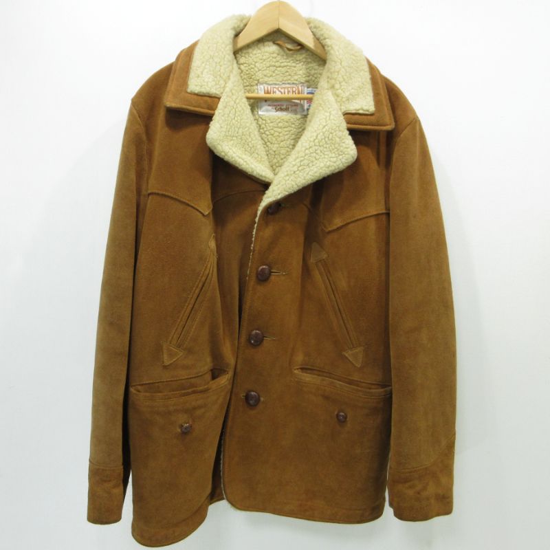 三重本店】 中古 schott | ショット スエード ランチコート ボア