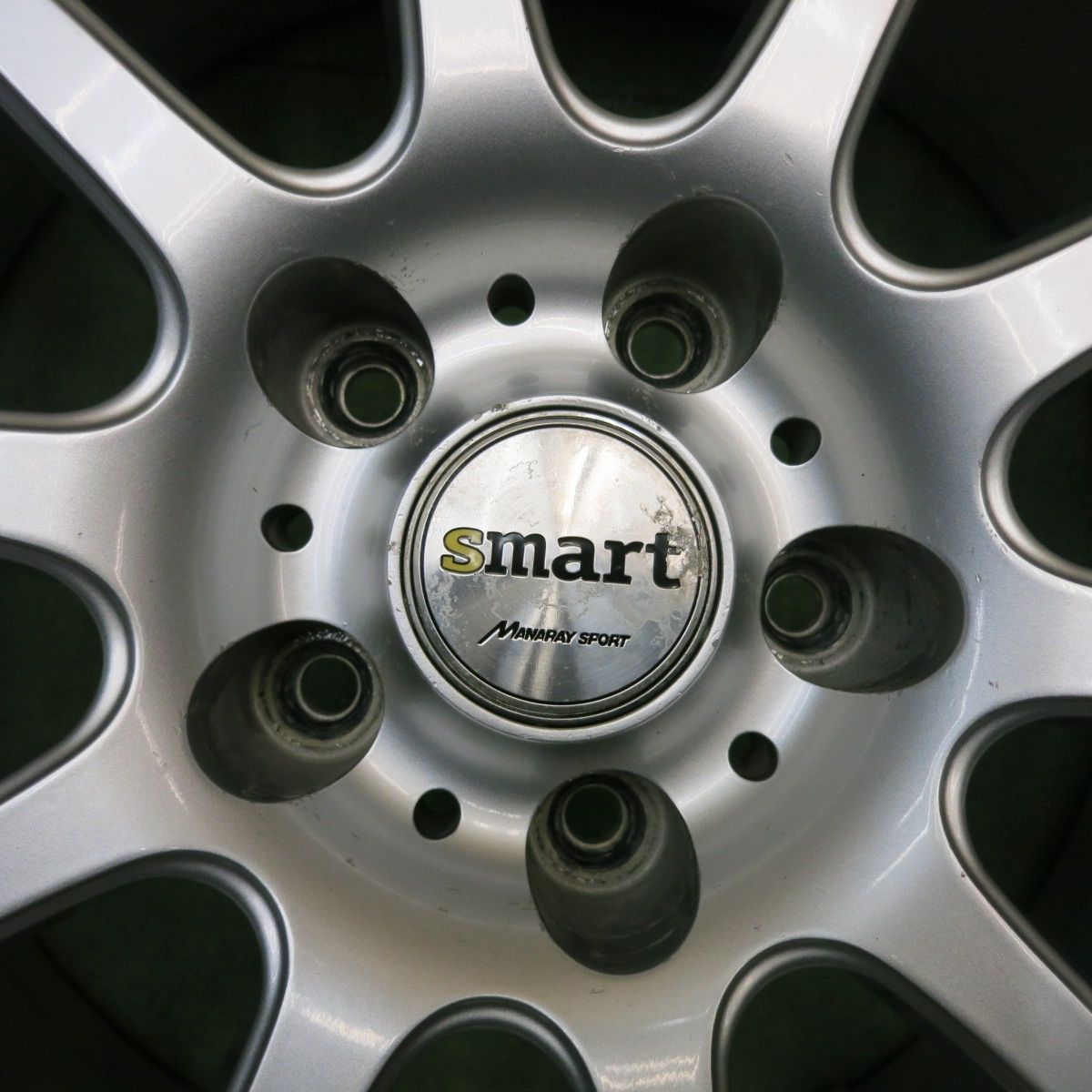 送料無料] 4本価格☆smart MANARAY SPORT 18インチ ホイール スマート