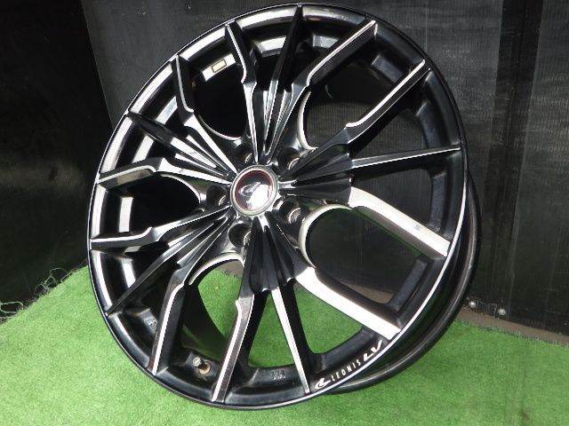 【3915】B送料無料▲Weds LEONIS LV▲18x8.0J 5穴 114.3 +42▲4本 26103524