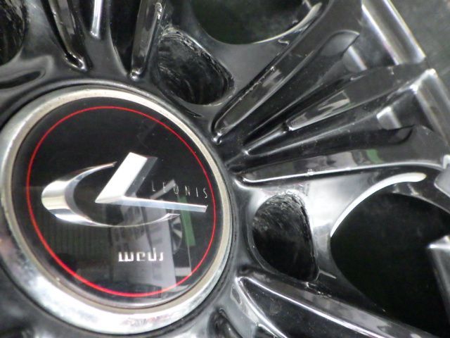 【3915】B送料無料▲Weds LEONIS LV▲18x8.0J 5穴 114.3 +42▲4本 26103524