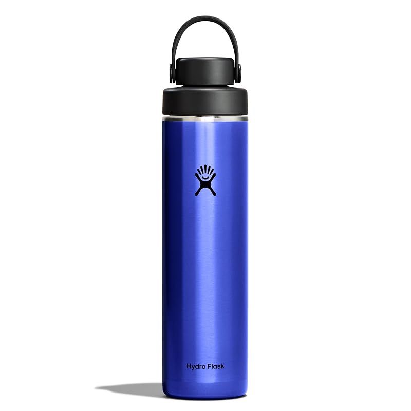 【新品】 Hydro Flask ハイドロフラスク ステンレス ボトル Lightweight Wide Mouth Flex Chug Cap ライトウェイト ワイドマウス フレックスチャグキャップ 24oz 709ml サファイアブルー 保温 保冷 水 1