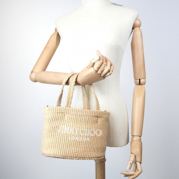 JIMMY CHOO（ジミーチュウ）ロゴ トートバッグ 2WAY ショルダーバッグ