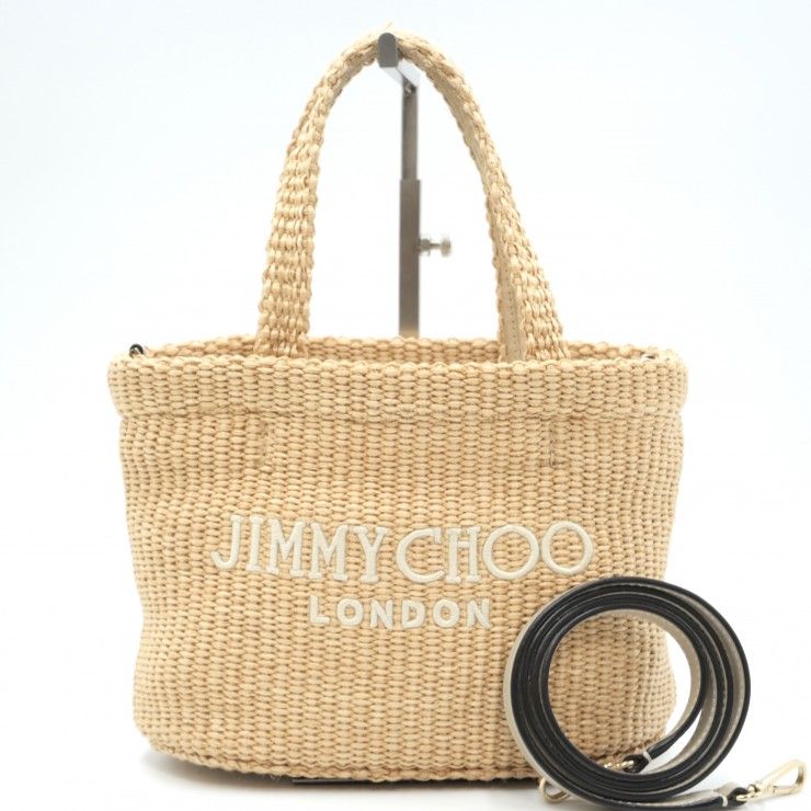 JIMMY CHOO（ジミーチュウ）ロゴ トートバッグ 2WAY ショルダーバッグ