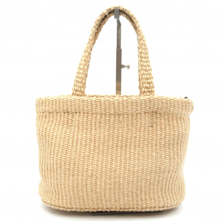 JIMMY CHOO ジミーチュウ トートバッグ ロゴ刺繍 ナチュラル JIMMY CHOO（ジミーチュウ）ロゴ トートバッグ 2WAY ショルダーバッグ