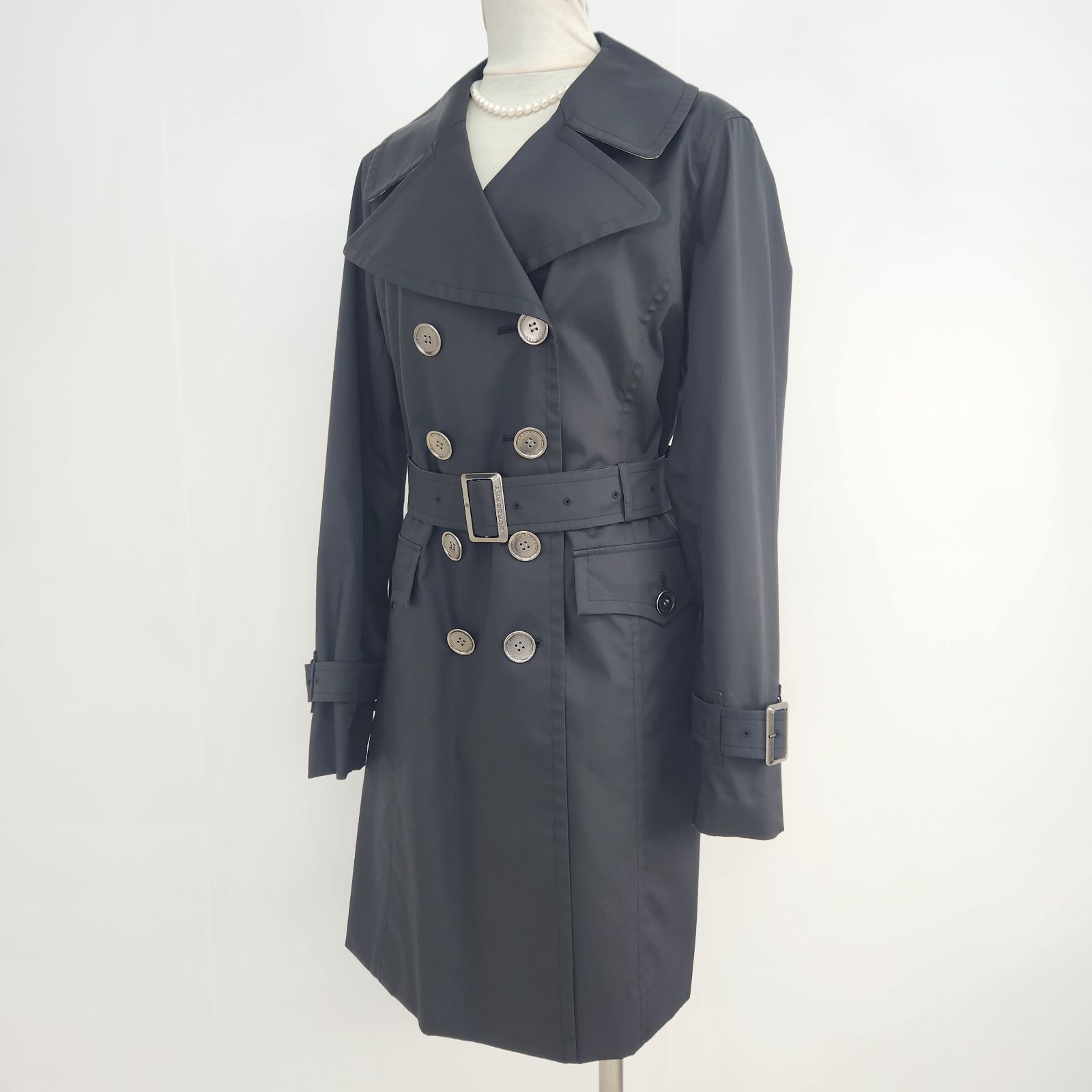 BURBERRY LONDON トレンチコート バーバリーロンドン ノバチェック 黒
