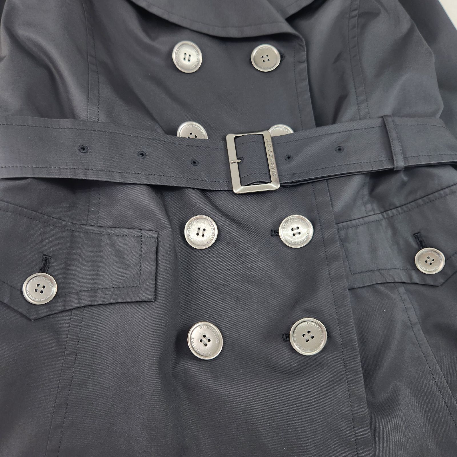 BURBERRY LONDON トレンチコート バーバリーロンドン ノバチェック 黒
