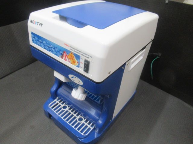 中古品 美品 NEVTRY 電動式アイススライサー ICE SHAVER かき氷機 BY