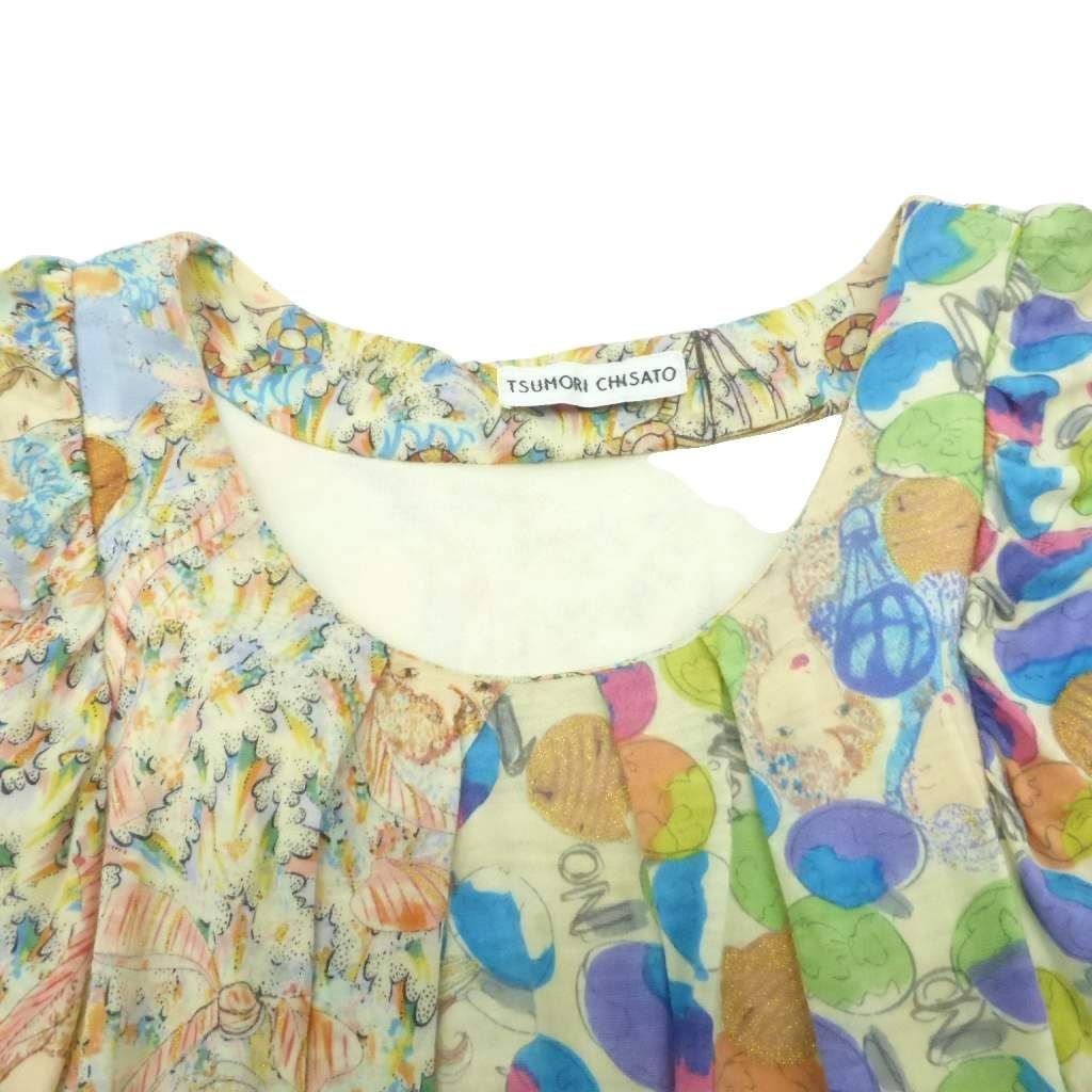 ツモリチサト TSUMORI CHISATO チュニック 2 マルチカラー ベージュ 総