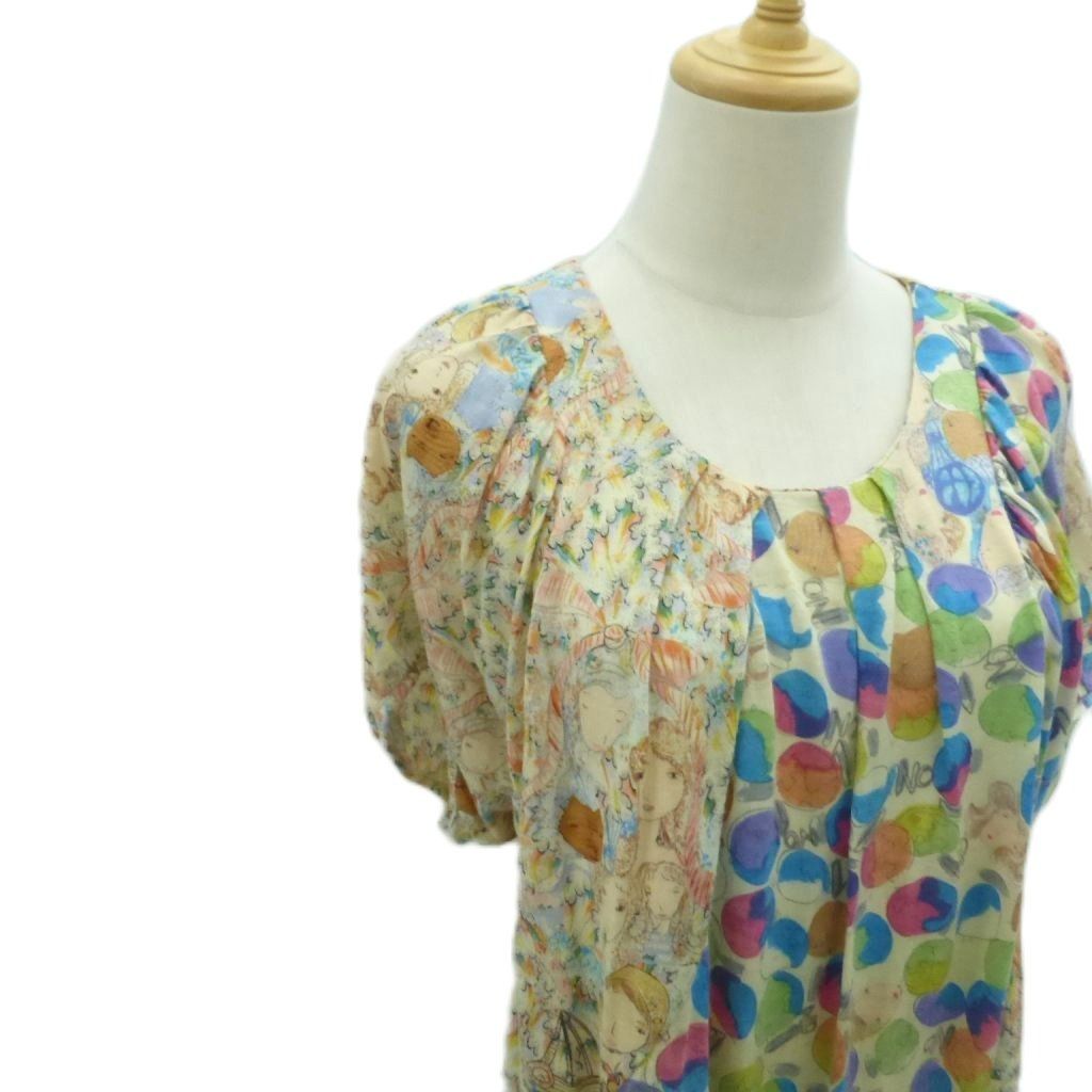 ツモリチサト TSUMORI CHISATO チュニック 2 マルチカラー ベージュ 総