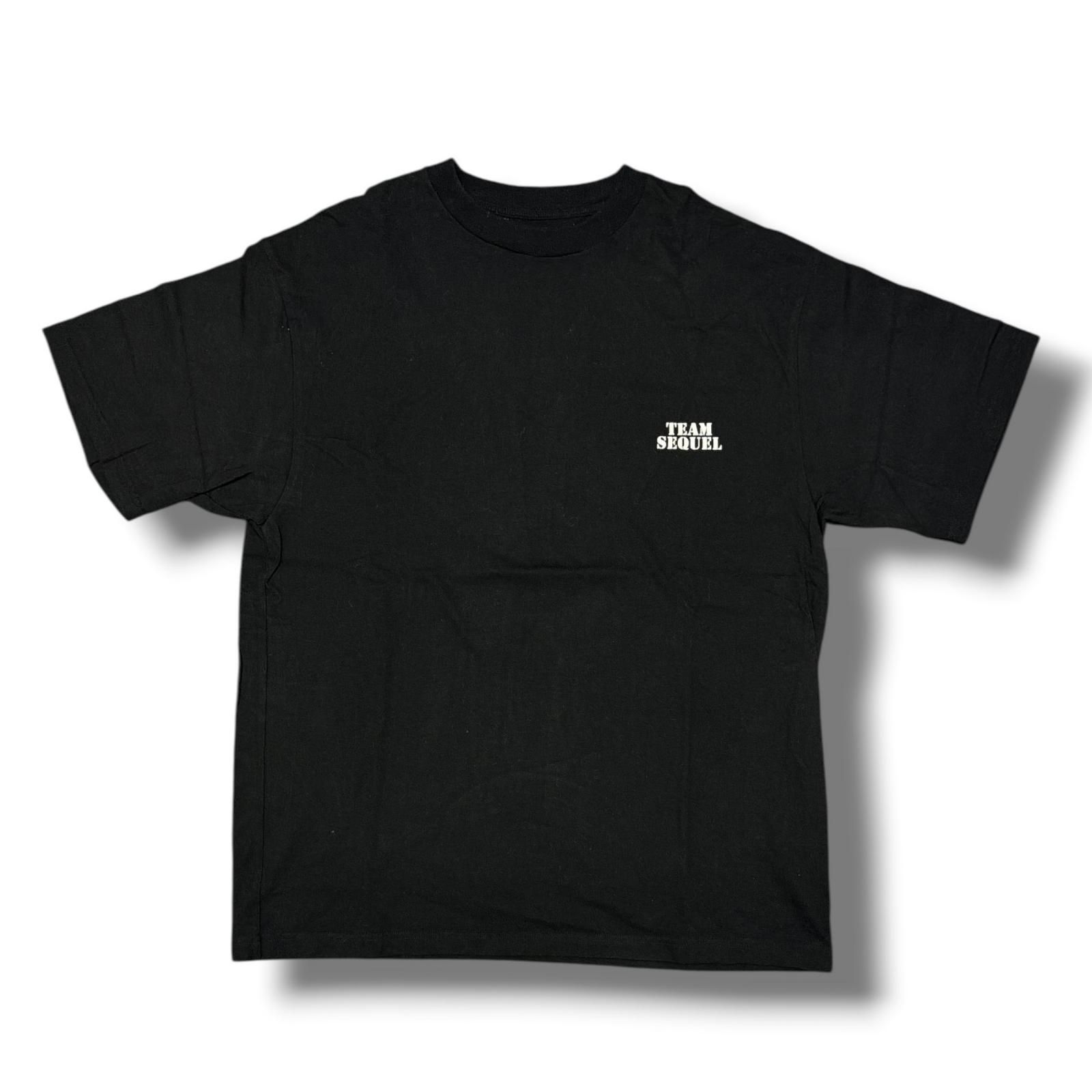 参考上代14300円 SEQUEL 25SS T-SHIRT スカルプリントTシャツ 半袖