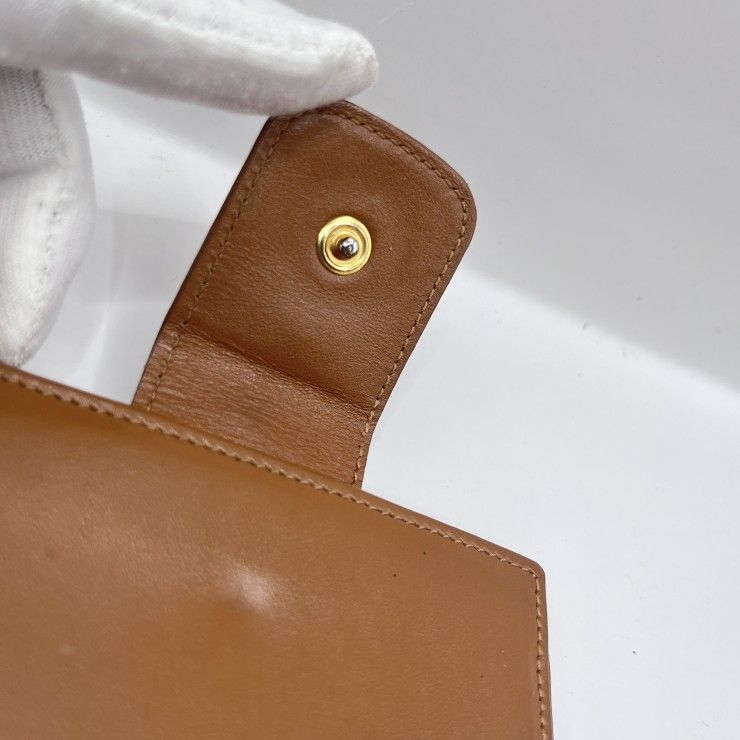 CELINE（セリーヌ） マカダム柄 トリオンフ ヴィンテージ 二つ折り財布