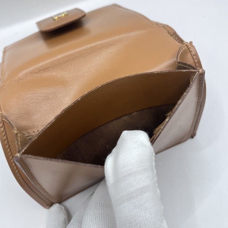 CELINE（セリーヌ） マカダム柄 トリオンフ ヴィンテージ 二つ折り財布