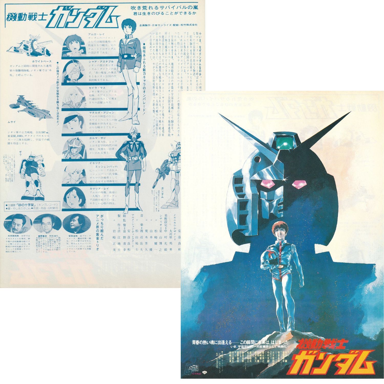 送料無料☆ 機動戦士ガンダム （劇場版） 映画 チラシ フライヤー