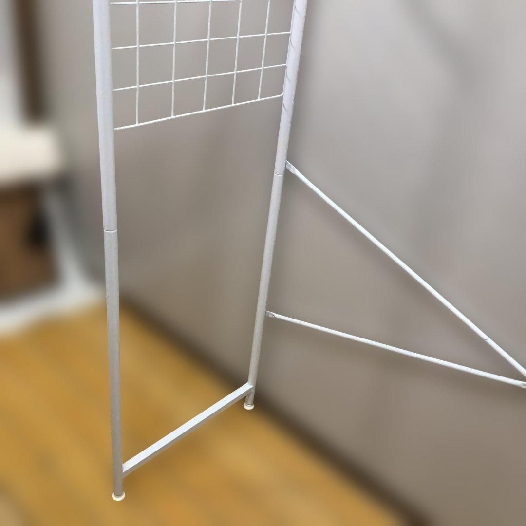 ニトリ オープンクローゼット BN001 126cm ホワイト ハンガーラック