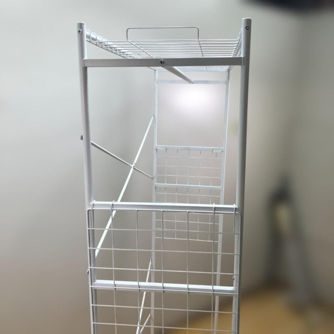 ニトリ オープンクローゼット BN001 126cm ホワイト ハンガーラック