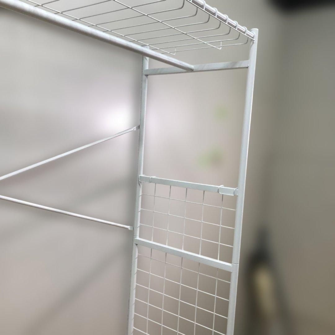 ニトリ オープンクローゼット BN001 126cm ホワイト ハンガーラック