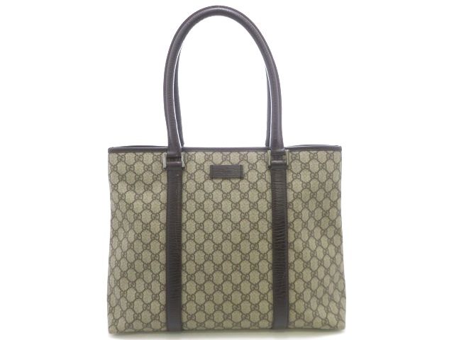 GUCCI グッチ 114288 トートバッグ GGスプリームキャンバス レザー
