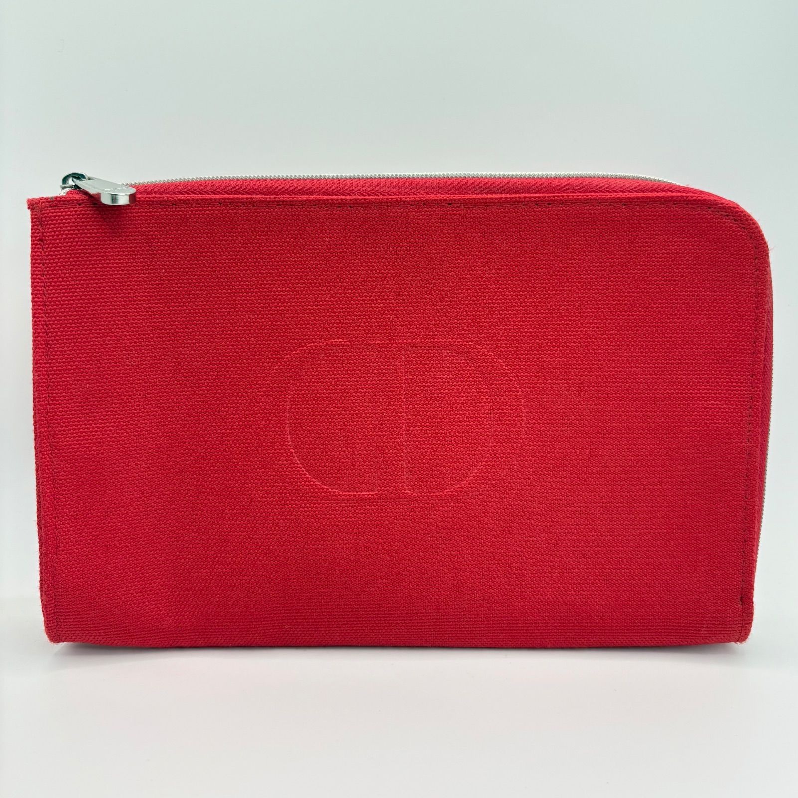 Dior ディオール ノベルティポーチ 小物入れ 赤 レッド キャンバス 