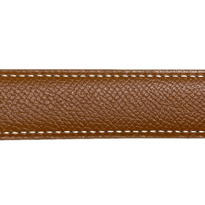 エルメス コンスタンス ベルト 65 ブラック×ブラウン シルバー金具