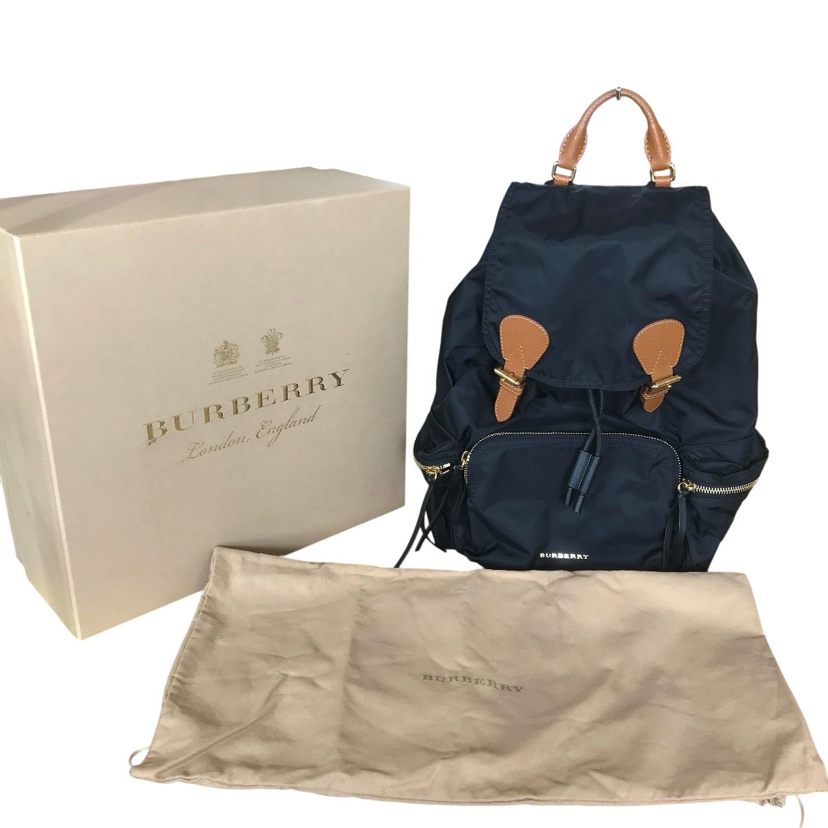 バーバリー BURBERRY ナイロン リュックサック バックパック ブラック