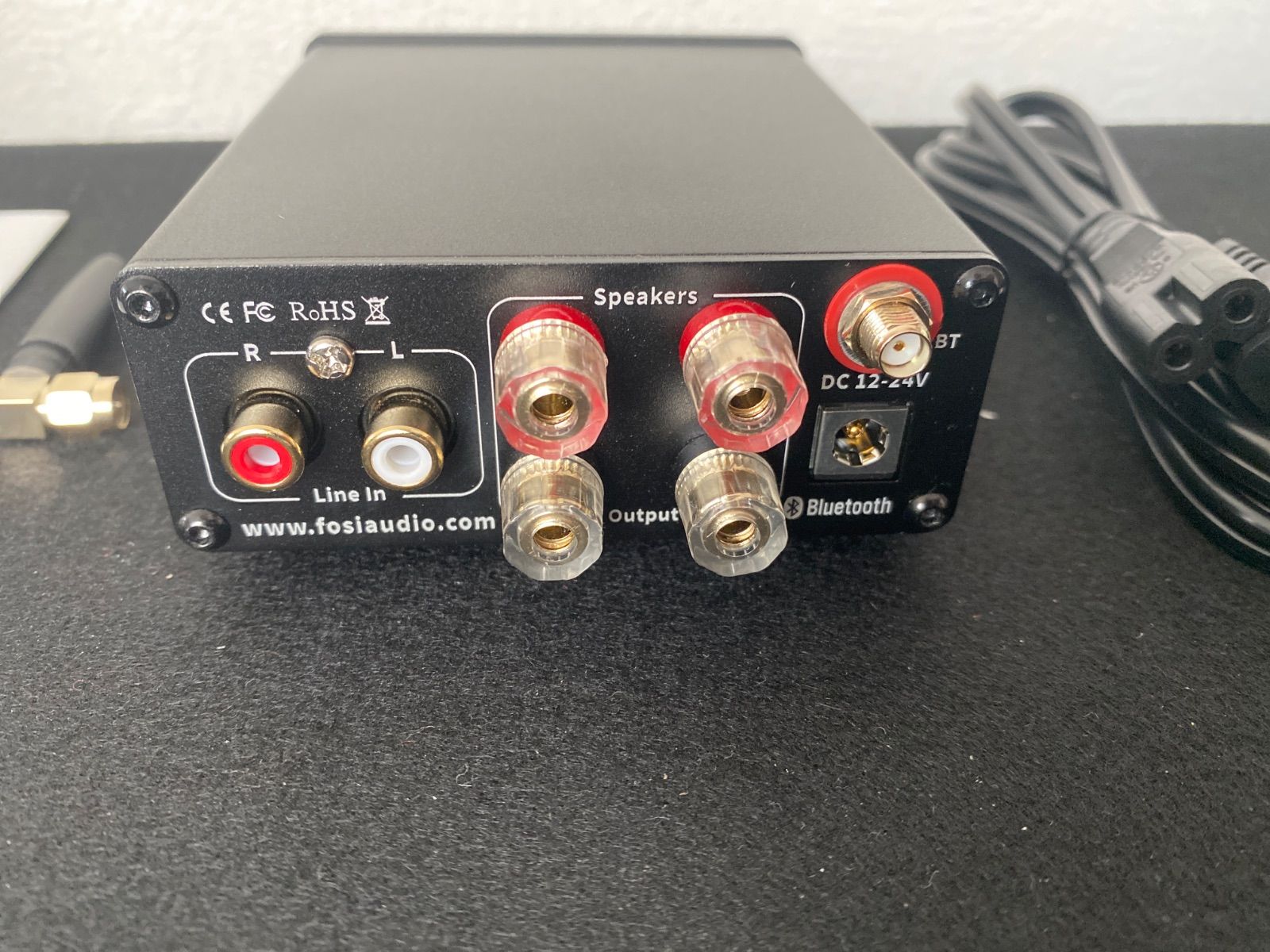 Fosi Audio BT20A Bluetooth 5.0 アンプ（24V/4.5A電源付属）