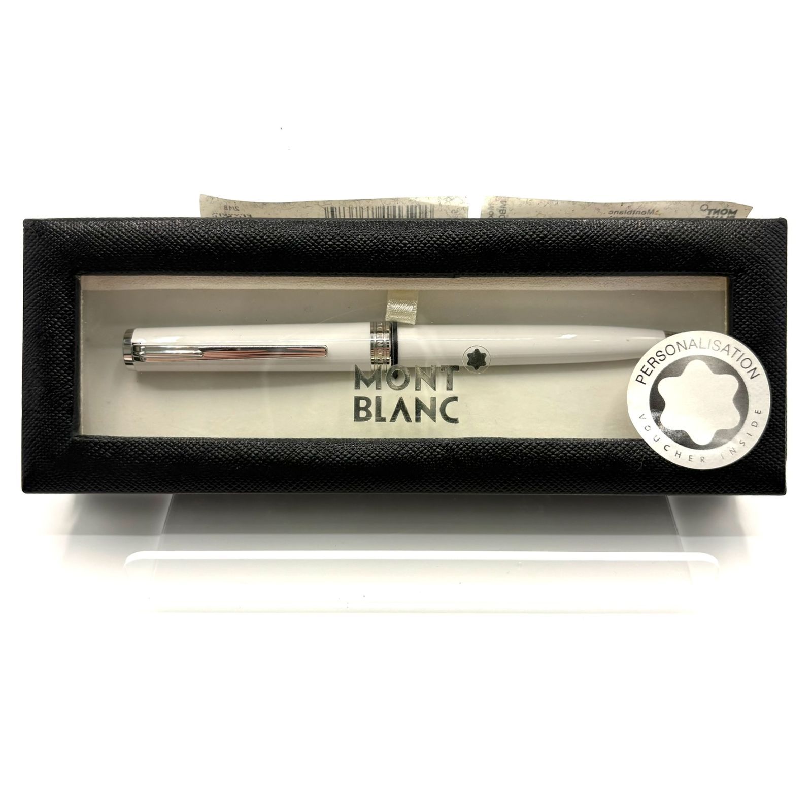 中古品】MONTBLANC（モンブラン） ペン インク黒 本体カラー白