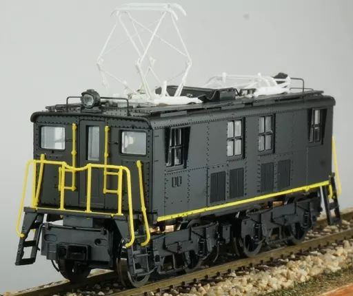 【中古】鉄道模型 HOゲージ 1/80 GEボックスキャブ電機(黒塗装、黄色帯)キット [TW-HO-GE14K]