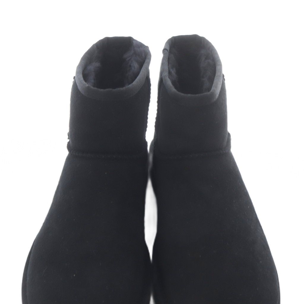 アグ オーストラリア UGG australia ショートムートンブーツ 24cm 黒